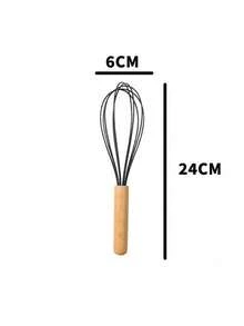 Umite Chef Kitchen Cooking Utensils Non-Stick Silicone Cooking Kitchen Tools, Wooden Handle Heat Resistant Silicone Kitchen Gadgets