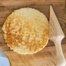 - Rodillo de madera para pizzas Krumkake, herramienta de horneado para moldes ms grandes, 2x pulgadas - Madera - Ver 7