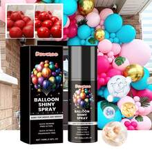 Spray lucido per palloncini che migliora l'atmosfera del palloncino e ha un effetto duraturo, creando uno spray ad alta lucentezza con effetto texturizzato. Questo spray lucido per palloncini migliora la brillantezza del palloncino e l'effetto è di lunga durata, creando un'atmosfera di spray ad alta lucentezza, un regalo ideale per la Festa del Papà.