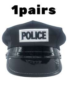 1pc Cap, Guard Cap, Halloween Costume Hat, Suitable For Costume Parties, Paired With Sexy Uniforms And Outfits, Versatile Hat
