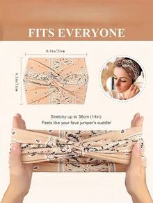 6-Pack Vintage Paisley Pattern Headbands Women's Colorful Headbands Sports Sweatbands Yoga Hair Accessories Bohemian Style (Handmade, A Little Color Difference Is Normal) Women Bandanas Winter Scarf