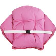 Cojín de silla grueso con respaldo, cojín de asiento cálido para muebles de jardín como sillas de respaldo alto, cojín cómodo para oficina, automóvil y escuela. - Rosa Fucsia - Ver 4