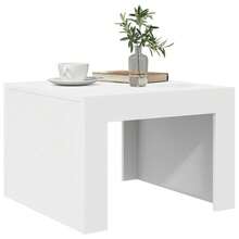 vidaXL Couchtisch Weiß 50x50x35 cm Holzwerkstoff