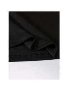 Gourmet T-Shirt,  Top Ss, Street Style Short Sleeve T-Shirt, Comfort Fit Men'S T-Shirt, Crew Neck T-Shirt, Super Soft, Breathable, Moisture Wicking, Casual Summer T-Shirt, - Black - View 3