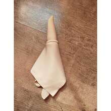 Kit With 10 Colorful Oxford Napkins For Your Table Setting 24x24 With Overlock Finish - 米色 - 查看 2