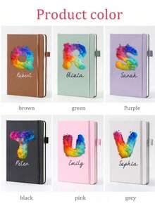 1pc Personalized Diary Notebook, Customizable Name Notebook, Custom Diary, Work Notebook, Small Notebook, Diary, Writing Journal, Blank Notebook, Dotted Notebook, Boy's Diary, Small Sketchbook, Paperage Notebook, Pocket Notebook - Christmas Gift - Style 3 - View 5