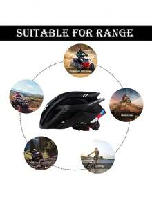 男女通用运动骑行头盔自行车帽可调节山地公路车