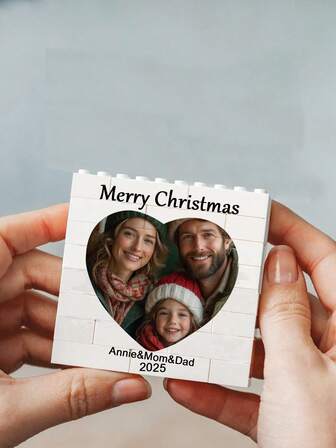 1 Pc Custom Personalized Building Brick Photo Add Your Picture And Text Logo Building Block Customized Brick Puzzle .