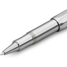 AL SPORT Gel Ballpoint Pen Raw I Pen Including 0.7 Mm Rollerball Pen Refill In Classic Design With Ceramic Ball I Premium Aluminium Gel Roller 13 Cm