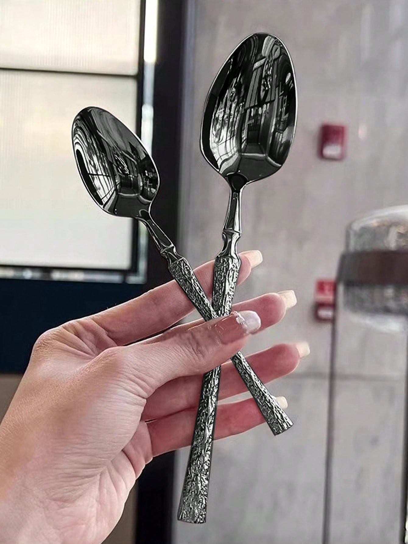 مجموعة أدوات مطبخ من الفولاذ المقاوم للصدأ بمقبض ع...