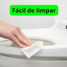 Universal White Toilet Seat With Lid - 白色的 - 查看 6
