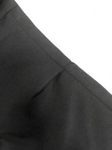 1件少女休闲工装裤，简约风格，带口袋，直筒裤型，适合春、夏、秋、冬四季穿着。 - 灰色 - 查看 7