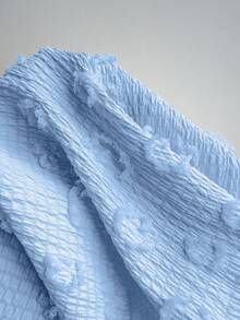 Rusttydustty Conjunto de Praia Boêmio Estilo Casual de Férias Sem Costas para Mulheres, Adequado para Dia dos Namorados, Ano Novo, Festa, Páscoa, Festival de Música Havaiana, Férias Tropicais - Azul - Visão 7