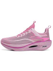 Women's Casual Sports Sneakers, Running Shoes, White Shoes, All Season Shoes, Student Shoes - Pink - View 13
