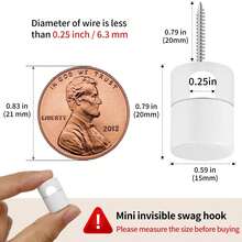 Gancio da soffitto resistente, gancio bianco per appendere luci da soffitto, appendino moderno per luci da soffitto