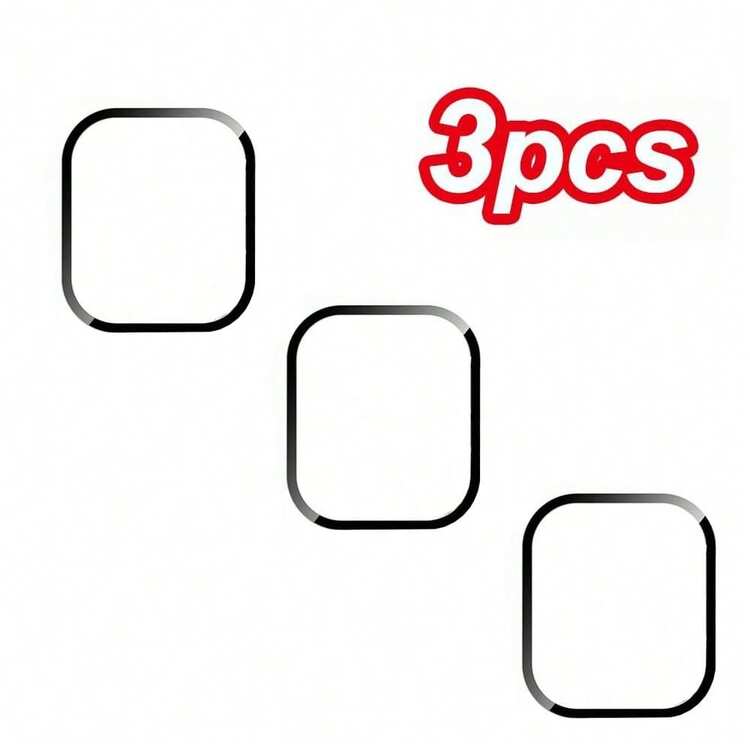 3pcs Full Coverage Soft Screen Protector, 3D Curved Edge Anti-Scratch Bubble-Free High Definition Flexible Watch Protective Film For Apple Watch Series 11/SE 3/Ultra 3/49/45/44/42/41/40/38mm - Clear - View 16