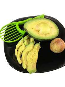 1pc Multifunctional 3-In-1 Avocado Slicer, Fruit Extractor, Flesh Slicer, Avocado Peeler And Pitter For Home Use, Outdoor Home Kitchen Accessories - 綠色 - 查看 7