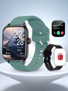 1,44 Zoll Smartwatch für Herren & Damen, integrierte Multisport-Modi, kompatibel mit Android & iOS, geeignet für Schule, Sport, Partys, Geburtstage, tolle Geschenkidee