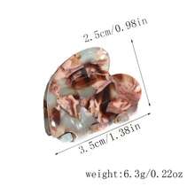 New Heart Shaped Hair Clip For Back Or Side Of Head, Suitable For Bangs,Dopamine Valentine's Day Valentines,Hair Accessories,Hair Claw,Claw Clips,Hair Clutch,Hair Jaw Clip, School Stuff, College Fall Winter For Vacation Outfits Woman Valentines Gift - Multicolor - View 5