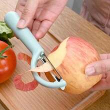 1PCS Stainless Steel Double-Sided Peeler Kitchen Tool Peeler Fruit Knife Household Apple Potato Peeler Melon Planer