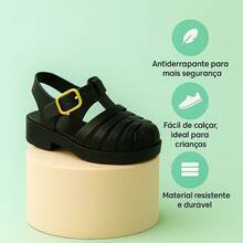 Cute And Comfortable Baby Sandals Last Units Unmissable Promotion! - 黑色 - 查看 6