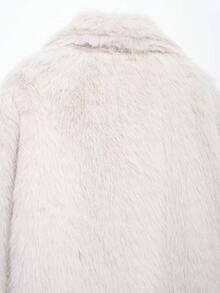 SHIBASHAN Winter Women Fashion Lapel Faux Fur Jackets With Pocketshttps://Img.Ltwebstatic.Com/V4/J/Spmp/2025/10/15/54/1760492123bcbc50faff5c64aaa2f215a6bc546639.Jpg Elegant Long Sleeve Warm Fluffy Coat - Beige - View 10