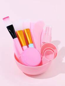 Set di strumenti per la cura della maschera facciale da 4/7/11 pezzi, pennello in silicone, set ciotola per maschera, pennello per maschera, pennello per maschera in setole morbide in silicone per il viso, strumenti per maschera da salone di bellezza, fascia, set completo, flacone spray, scatola di stoccaggio, spugna per pulizia del viso, cucchiaio dosatore, bastoncino per mescolare