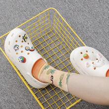 Hollow Out Clogs Unisex Puff Clogs 2026 Spring New Outdoor Casual Fashion Platform Slip-On Sandals 207521-100 - White - View 2