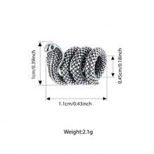 1 Stück 925 Sterling Silber Vintage Schlangen Serie Charms Perlen Regenbogen Kristall Anhänger für Frauen Armband Mode Herstellung einzigartiger DIY Schmuck Geschenk