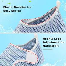 Scurtain Barefoot Water Shoes For Women Men Beach Swim Aqua Socks Summer Quick-Dry Sandals Slippers - MeshMixwhite - 查看 3