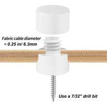 Gancio da soffitto resistente, gancio bianco per appendere luci da soffitto, appendino moderno per luci da soffitto