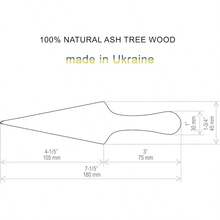 - Rodillo de madera para pizzas Krumkake, herramienta de horneado para moldes ms grandes, 2x pulgadas - Madera - Ver 5