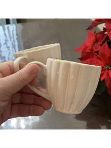 1 pieza Taza de cerámica, uso doméstico/restaurante/hotel/comercial, taza de leche/café, taza de bebida de cerámica, envase de bebida