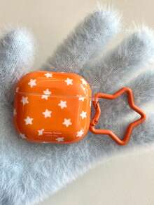 橙色星形图案 Pro 3 手机壳,柔软保护套,适用于 Apple 1/2/Pro/Pro 2/Pro 3,韩版风格 - 彩色 - 查看 5