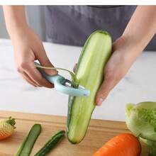 1PCS Stainless Steel Double-Sided Peeler Kitchen Tool Peeler Fruit Knife Household Apple Potato Peeler Melon Planer