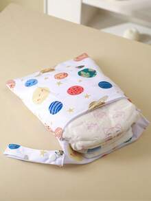 Multifunctional Large-Capacity Storage Wet Bag, Washable With Cartoon Patterns, Portable Outdoor Storage Bag(1pc)