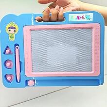 1 prancheta colorida para desenho e escrita - Uma ferramenta divertida para aprender a desenhar, prancheta, bloco de desenho para rabiscos, prancheta pequena para escrever, prancheta para presente, prática de caligrafia. Elementos aleatórios de desenho animado na prancheta, o melhor presente para o Natal e outros feriados.