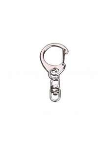 20 pièces/1 pièce Ensemble de mousquetons à anneau en D avec chaînes, anneaux de jonction de 8 mm et connecteurs, anneaux porte-clés en métal pour la fabrication de porte-clés DIY, breloques de bijoux faits main, parfait pour les cadeaux de fête, porte-clés de poupée et décorations artisanales