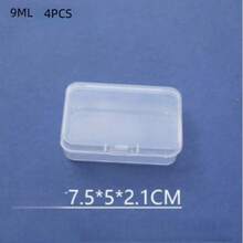 Mini Pill Box With Separate Compartments - PP Plastic Jewelry Storage Box For Earrings And Small Items - Transparent - View 21