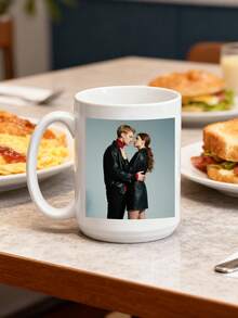 1/2/4pcs Photo Mug Personalized Custom - Memorial Keepsake Cup, For Loved Ones, Pet Memory Gift, Best Friend Present, Unique Design Both Sides, Gift Ready Packaging, Custom Photo Mugs, Personalized Photo Mugs, For Daily Coffee/Tea Drinks, Customizable Photo Mugs, Personalized Photo Mug Custom - 11oz/15oz Ceramic Cup With Your Picture, Heartwarming Gift