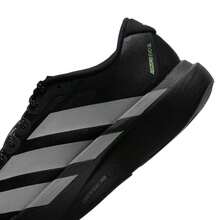 Adidas 男式 Adizero Evo SL M 跑步鞋，舒适轻便休闲运动鞋 KJ1365 - 金屬銀/一號黑/訊號綠 - 查看 8