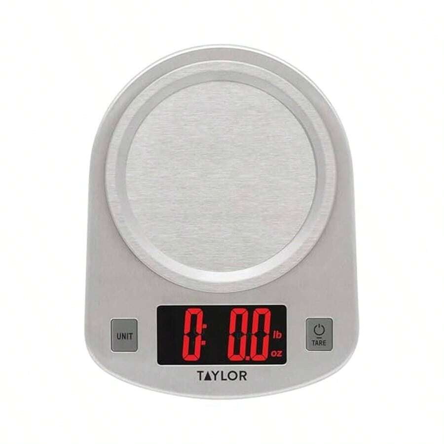Bscula de cocina digital, 12 libras, acero - Acero inoxidable + 11 Pounds - Ver 1