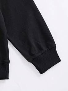 Sudadera para hombre con estampado de letras de la canción "Let It Be" de los Beatles y notas musicales - Suave, corte relajado, cuello redondo, jersey con diseño de John Lennon y Paul McCartney, suéter casual de otoño/invierno para vestir casual, senderismo y actividades al aire libre, ropa de senderismo - Oscuro - Ver 5