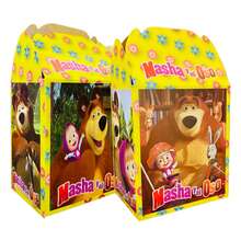 Artículos de Fiesta de Mashaa Osoo, Platos, Vasos, Dulceros, Palomero, Lona, Mantel, Globos, Pines, Botones, Gorritos, Gorro, Banderín Decoración Pastelero Aguinaldo Bolo Volo Caja Adornos Palomeras Vajilla Desechables - Dulcero - 10pz - Ver 1