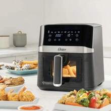 Freidora de aire digital Oster 4 litros negra modelo CKSTAF40WDDF, cocina rápida y sin aceite, control táctil, diseño moderno, materiales resistentes y fácil de limpiar, ideal para el hogar - Tipo de Enchufe A USA (110-127V) - Ver 4