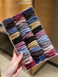 100 chiếc dây buộc tóc xoắn ốc nhiều màu sắc, dây chun co giãn cao, kiểu dáng giản dị đa năng, phụ kiện tóc nữ, phù hợp cho tóc đuôi ngựa và tóc tết. Thích hợp cho trang phục thường ngày và ngoài trời, phụ kiện tóc bốn mùa, đồ dùng học tập, phụ kiện nữ. ,Dây buộc tóc đuôi ngựa, dây chun buộc tóc, dây chun co giãn, dây chun buộc tóc, phụ kiện tóc, dây chun buộc tóc, trang trí nhà cửa, phòng ngủ. - nhiều màu - Xem 6