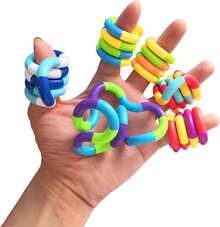 10pcs Fidget Toys - Sensory Items Quiet Fidget Toys Adults Boys Girls Anxiety Stress Relief Toys Pack- Squeeze, Twist, Chain Spinner,Toys,Squeeze Toys,Stress Relief Toy - 6 CÁI - Xem 6