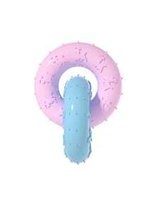 New Pet Toy, Dog Toy, Durable Chew Toy, Self-Entertaining Interesting Teething Dual Ring Small Dog Toy - Multicolor - View 10