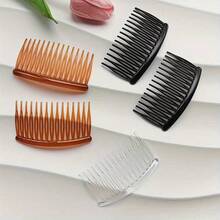 Minimalist Style 5-Piece Set Hair Side Comb Hair Clips Daily Hair Insert Comb Hairpins Simple Hair Clips Summer Women's Hair Accessories - 5 màu hỗn hợp - Xem 2