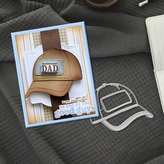 Troqueles de corte de metal con diseño de sombrero creativo, plantillas de estarcido para álbumes de recortes DIY y tarjetas de felicitación, herramientas para hacer tarjetas, plantillas de corte de papel para manualidades, troqueles para hacer tarjetas de regalo